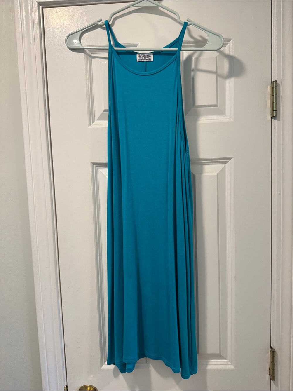 Teal Sleeveless Dress